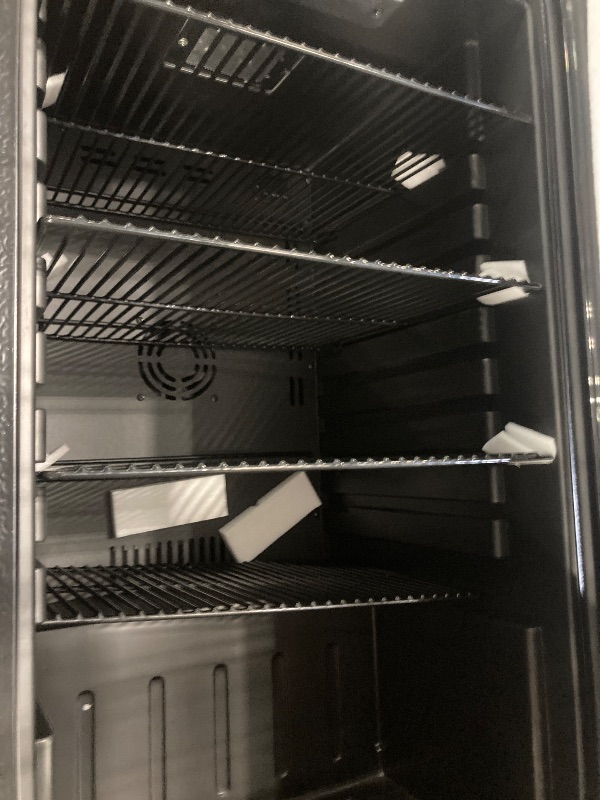 Photo 1 of ***BROKEN GLASS***Electactic Mini Fridge 130 Can Beverage Refrigerator Cooler, 3.2 Cu.Ft Drink Fridge for Soda Wine Beer, Adjustable Temperature Control for Home Office, Black