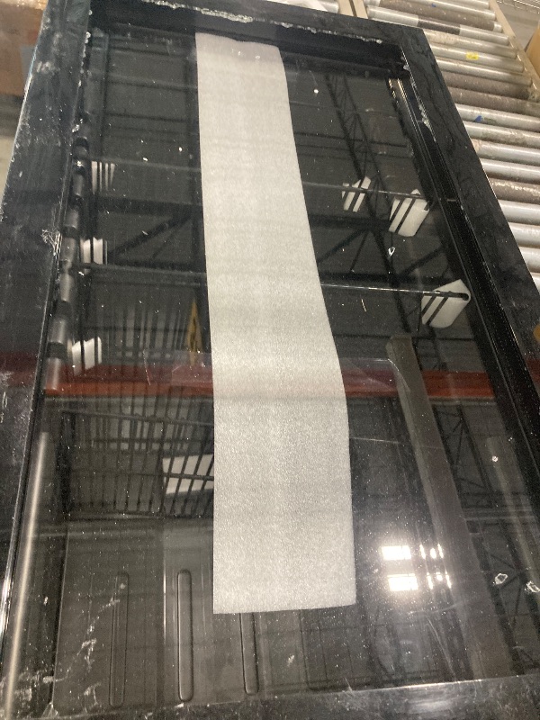 Photo 1 of ***BROKEN GLASS***Electactic Mini Fridge 130 Can Beverage Refrigerator Cooler, 3.2 Cu.Ft Drink Fridge for Soda Wine Beer, Adjustable Temperature Control for Home Office, Black