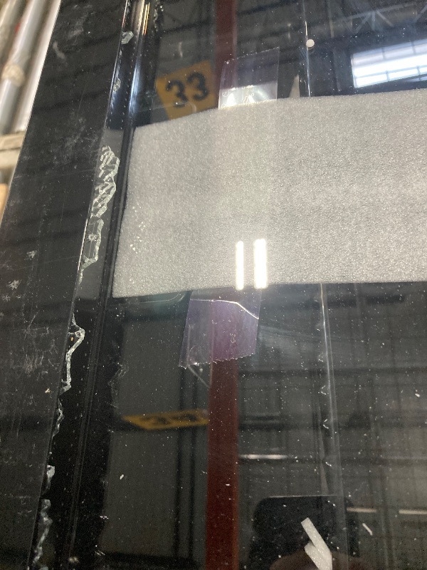 Photo 1 of ***BROKEN GLASS***Electactic Mini Fridge 130 Can Beverage Refrigerator Cooler, 3.2 Cu.Ft Drink Fridge for Soda Wine Beer, Adjustable Temperature Control for Home Office, Black