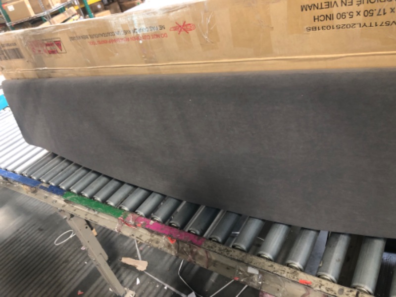 Photo 1 of ***FOR PARTS ONLY - NO RETURNS - SALE FINAL***Merax Twin Size Velvet Daybed with Extended Pop Up Trundle, Upholstered Sofa Bed Daybed, Space-Saving Twin to King Design for Guest Room, Mattress not Included, Gray