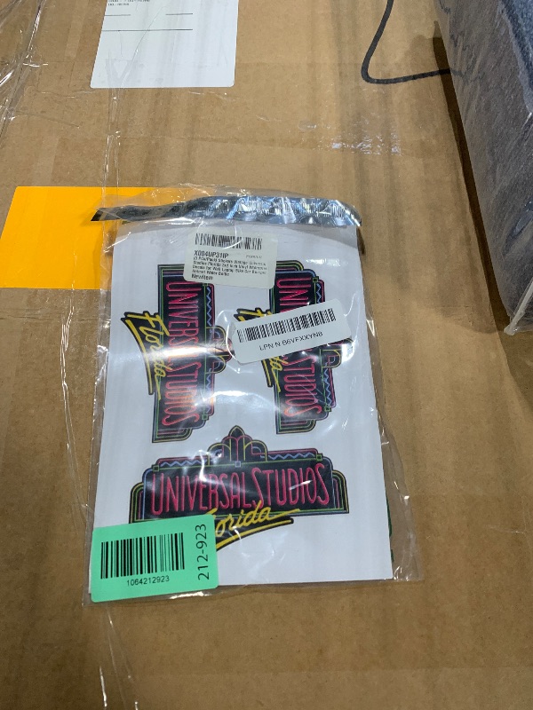 Photo 1 of (3 PCs/Pack) Stickers Vintage Universal Studios Florida 3x4 Inch Vinyl Waterproof Decals for Wall Laptop Bike Car Bumper Helmet Water Bottle