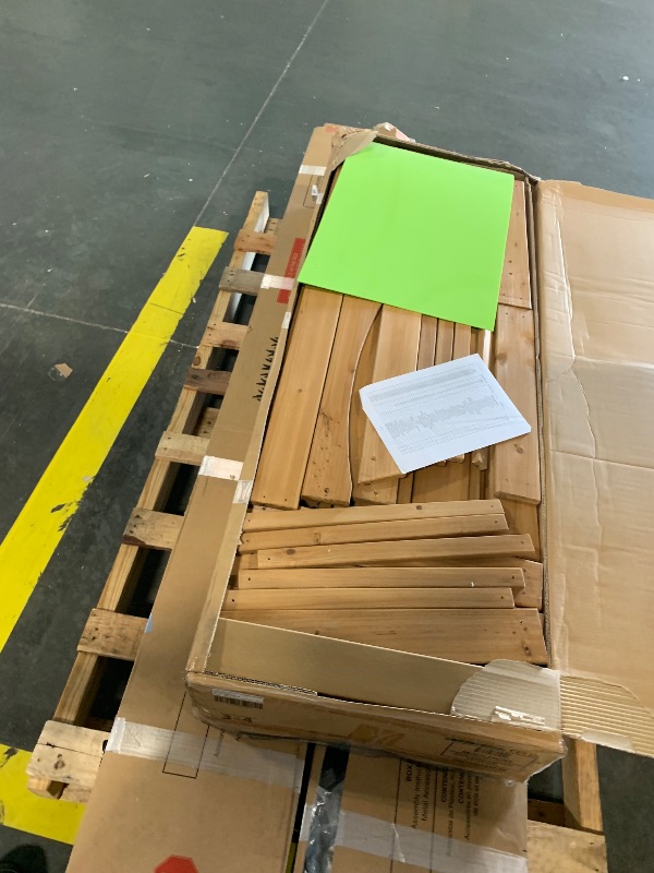 Photo 1 of ***Multiple Boxes*** ***Pick up With Truck*** Backyard Discovery Beach Front Cedar Wood Swing Set with Wave Slide, Play Deck, Monkey Bars, Rock Wall Ladder, Shaded Picnic Area, Snack Bar, Belt Swings, Trapeze, Sandbox Area, Outdoor Playset