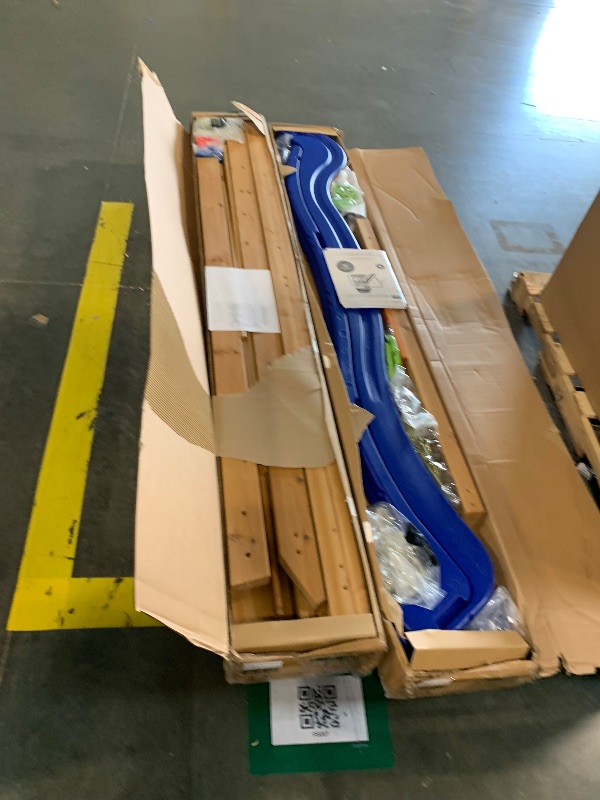 Photo 1 of ***Multiple Boxes*** ***Pick up With Truck*** Backyard Discovery Beach Front Cedar Wood Swing Set with Wave Slide, Play Deck, Monkey Bars, Rock Wall Ladder, Shaded Picnic Area, Snack Bar, Belt Swings, Trapeze, Sandbox Area, Outdoor Playset