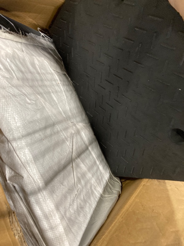 Photo 1 of (4/3/2026 ***FINAL SALE/NO RETURN, SOLD AS PARTS***) 2 Pack 6'' Rise Threshold Ramps, Heavy Duty,11000 LBS Capacitys, Driveway Ramp Car Slope Ramp for Loading Dock Bike Vehicle Warehouse Sidewalk Wheelchair (6" H)