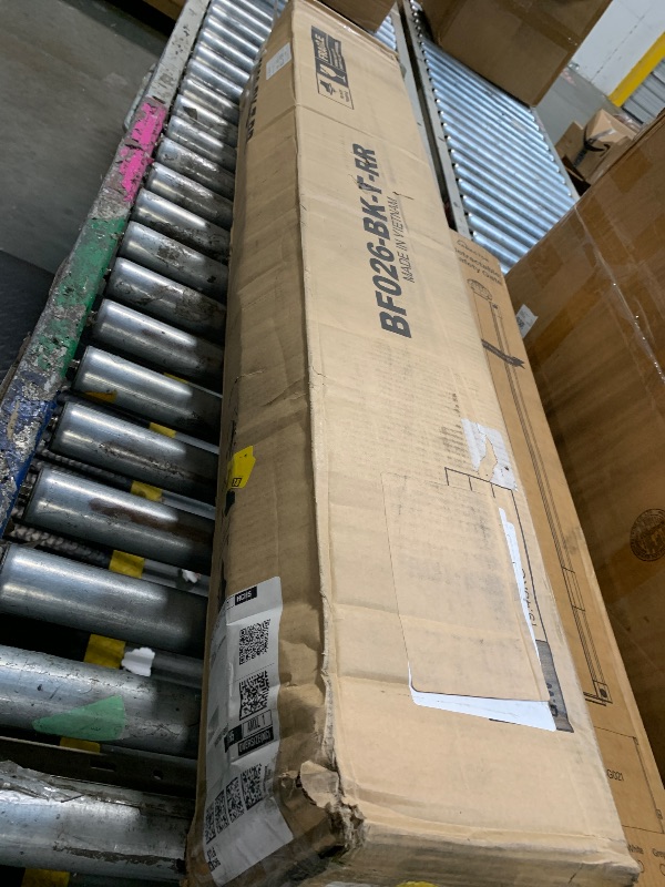 Photo 1 of *MISSING PARTS - see clerk notes*
Furnulem Twin Bed Frames with Charging Station and LED Lights, Grey Upholstered Headboard with Shelves, Metal Platform Bed with 2 Under-Bed Storage (Fabric Drawer on Wheels), No Box Spring Needed