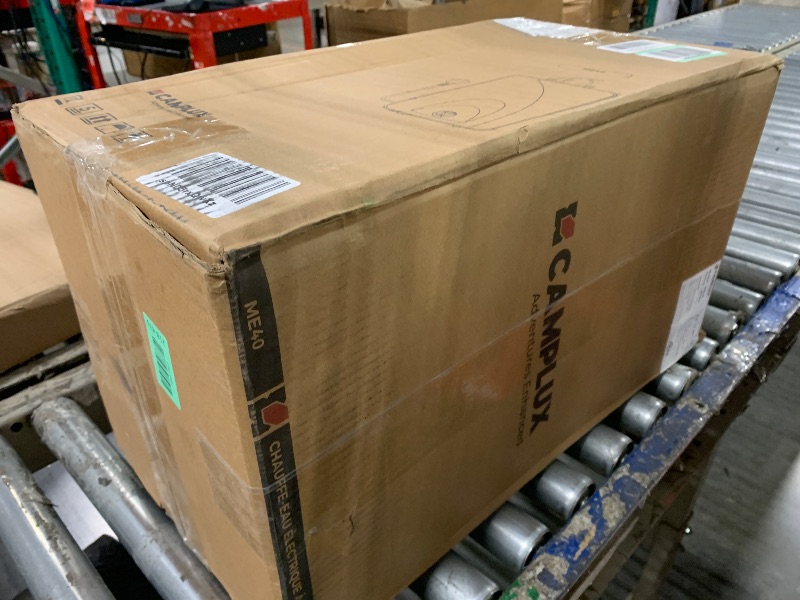 Photo 1 of *NON-FUNCTIONAL*
CAMPLUX Electric Mini-Tank Water Heater ME40 4.0 Gallons, Point of Use No Wait for Hot Water Under Kitchen Sink 120V 1440W, Wall or Floor Mounted, UL Listed