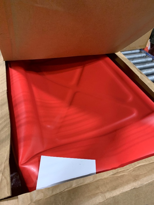 Photo 1 of ** Damage** Children's Factory Medium Sensory Table – 18? Height, Sandbox, Water Table for Kids, Red