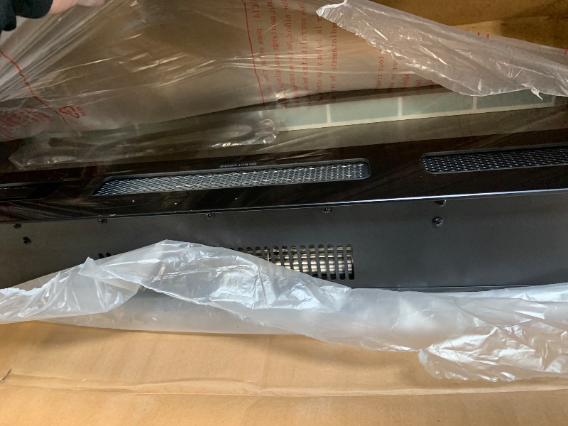 View 4 of ***PARTIAL SET*** PioneerWorks 70'' Fireplace TV Stand with 36'' Firplace, Electric Fireplace Heater with 12 Frame and LED Light Colors, Entertainment Center,2 Tier TV Console Cabinet, Black Box (1 of 2)