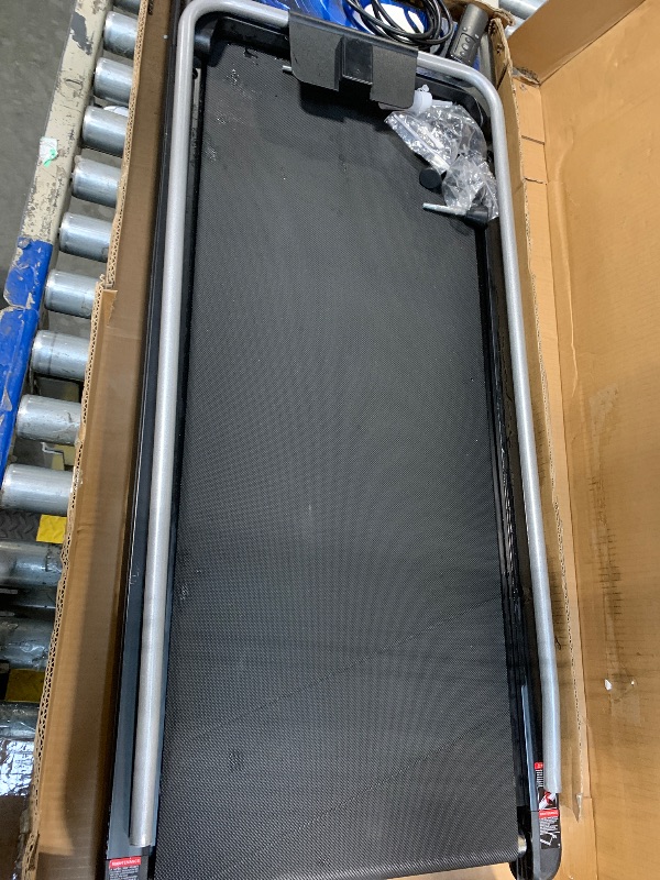 Photo 1 of ***FINAL SALE/NO RETURN, SOLD AS PARTS*** Walking Treadmill Pad with Incline Handle Bar, Silent Fitness Equipment, Treadmill with 4-in-1 Modes, Easy Assembly, Portable Home Gym Equipment