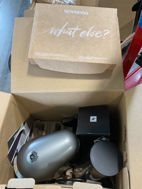Photo 1 of ** FACTORY SEALED** Nespresso Vertuo Plus Deluxe Coffee and Espresso Maker by Breville, Titan with Aeroccino Milk Frother