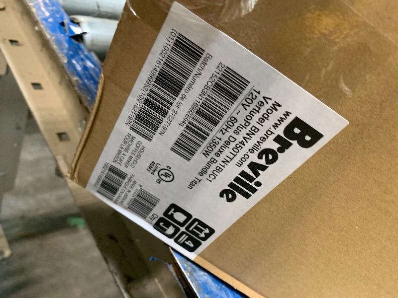 Photo 1 of ** FACTORY SEALED** Nespresso Vertuo Plus Deluxe Coffee and Espresso Maker by Breville, Titan with Aeroccino Milk Frother