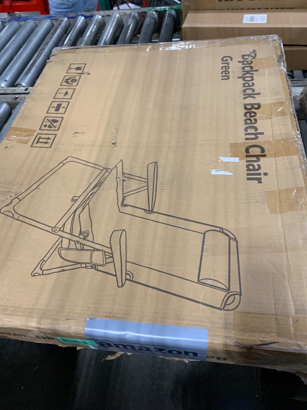 Photo 1 of ***Partial set -missing one***Suteck Backpack Beach Chairs for Adults 2 Pack, 6-Position Folding Reclining Chair with Cooler Bag & Cup Holder, Lightweight Portable Beach Chair for Camping, Outdoor, Sand, Travel Use