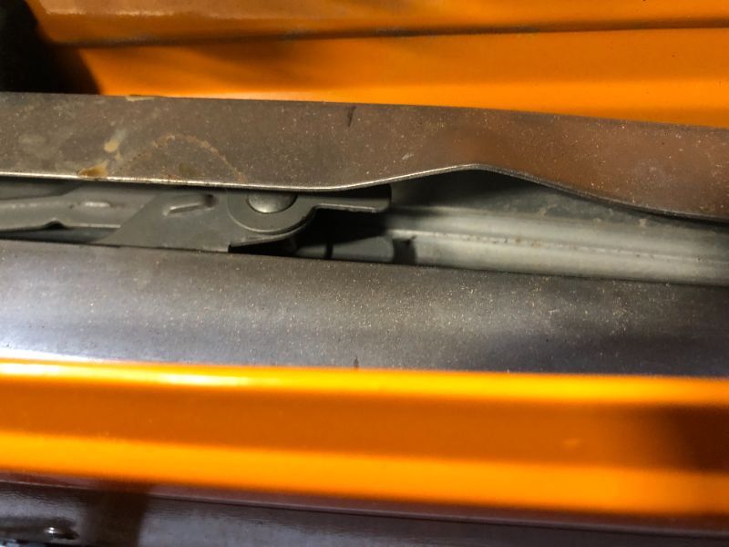 Photo 1 of ***DAMAGED LEGS*** Bora Portamate Speedhorse XT Sawhorse Pair- Two pack, 30-36 inch height adjustable Legs, Metal Top for 2x4, Heavy Duty Pro Bench Saw Horse for Contractors, Carpenters - PM-4550T,Orange