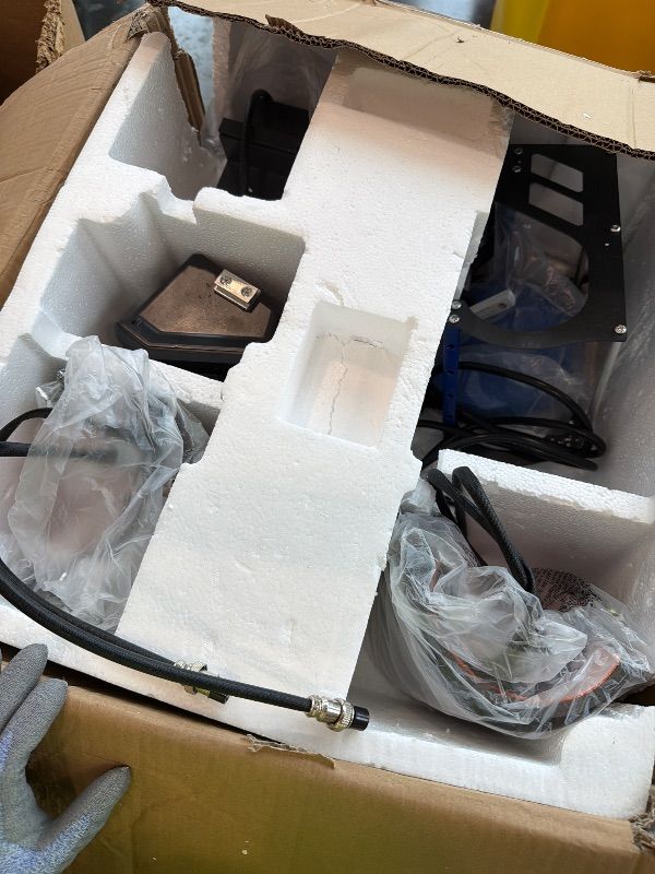 Photo 1 of *NON-FUNCTIONAL*
VEVOR Heat Press Machine 8 in 1 Combo, Heat Press 15x15 in, Swing Away T Shirt Printing Machine Digital Control, Multifunction Transfer Machine Sublimation, for T-Shirt Hat Cap Mug Plate, Blue