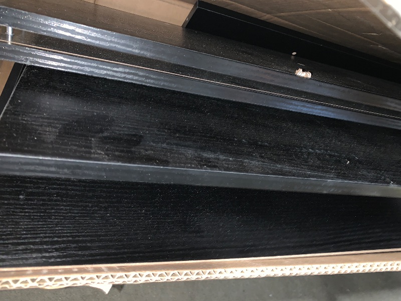 Photo 1 of (4/17/2026 ***FINAL SALE/NO RETURN, SOLD AS PARTS***)
GarveeHome King Size Bed Frame with High Storage Bookcase Headboard, Wood Bed Frame with 4 Storage Drawers, Built in Charging Station, No Box Spring Needed, Metal Frame, Noise-Free, Vintage Black