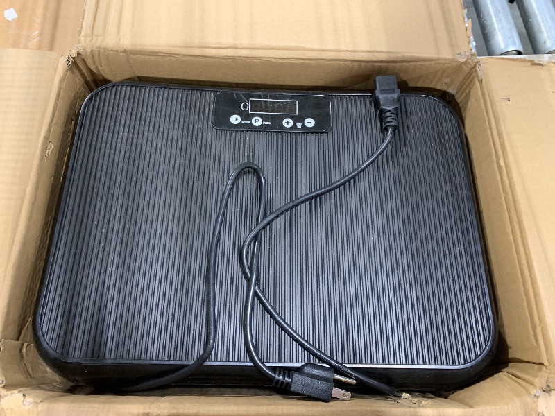 Photo 1 of *** NO REMOTE CONTROL *** TISSCARE Vibration Plate Exercise Machine Mini Vibrating Plates for Lymphatic Drainage and Weight Loss, 400Lbs Capacity Full Body Power Shake Workout Platform for Home Cardio Fitness