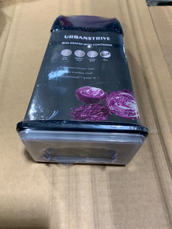 Photo 1 of *** NEW FACTORY SEALED *** Urbanstrive Cheese Grater With Container Box Grater Stainless Steel Graters for Kitchen Cheese Shredder Parmesan Shredder Kitchen Gadgets Kitchen Tools Kitchen Gifts for Chef Dishwasher Safe Zester