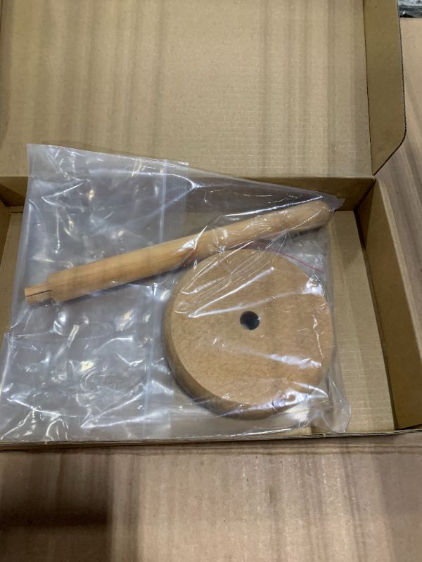 Photo 1 of *** SIMILAR MODEL *** Rustic Bamboo Paper Towel Holder, Standing Paper Towel Organizer Roll Dispenser Paper Hanger Rack for Kitchen Countertop & Dining Table (Upgrade-Round)