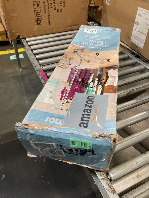 Photo 1 of *PARTS ONLY ** Whitmor Garment Rack - Foldable for Easy Storage - Chrome