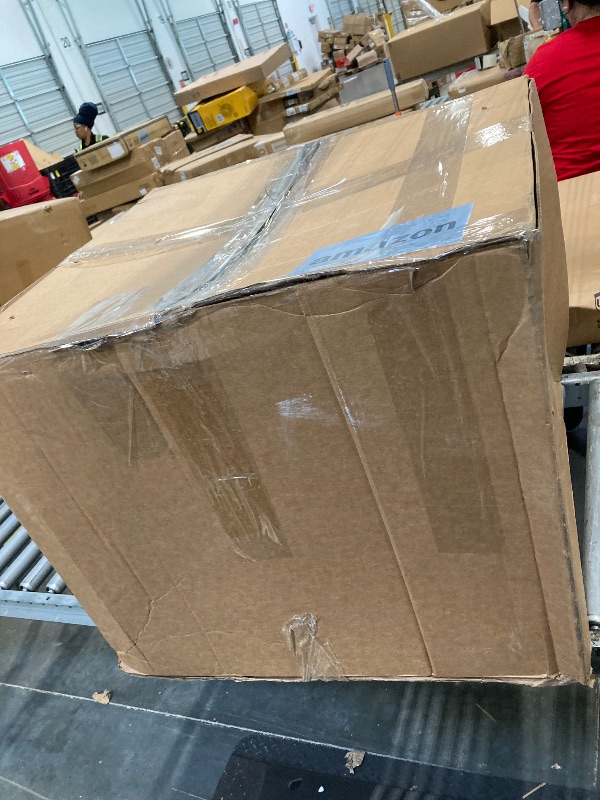 Photo 1 of ***1 PIECE*** The HC Companies 24 Inch Prima Round Planter Pots with Drainage Holes and Rolled Rim, Lightweight UV-Resistant Plastic Indoor & Outdoor Planters, 2-Pack Flower Pots for Garden & Home Decor, Chocolate