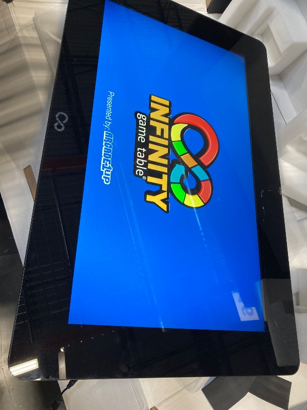 Photo 1 of ***Broken glass; check the actual image.*** Arcade 1Up 32" Screen Infinity Game Table - Electronic Games