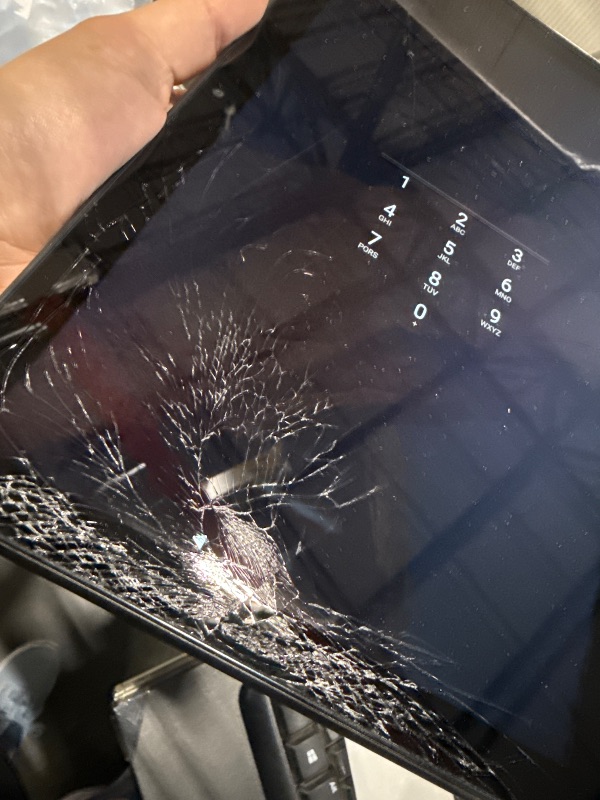 Photo 1 of ***Charger missing, glass broken, Please check the actual image.**** Like-New Amazon Fire HD 10 tablet, built for relaxation, 10.1" vibrant Full HD screen, octa-core processor, 3 GB RAM, 32 GB, Black