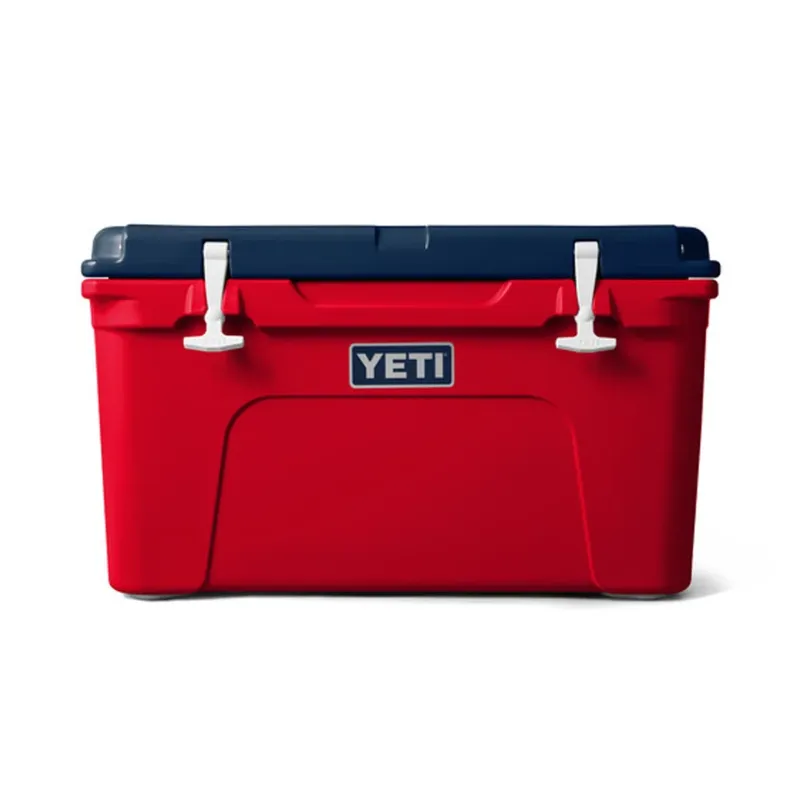 Photo 1 of *** UPDATED 04/24/2026**** YETI Tundra 45 Cooler, Rescue Red AND BLUE