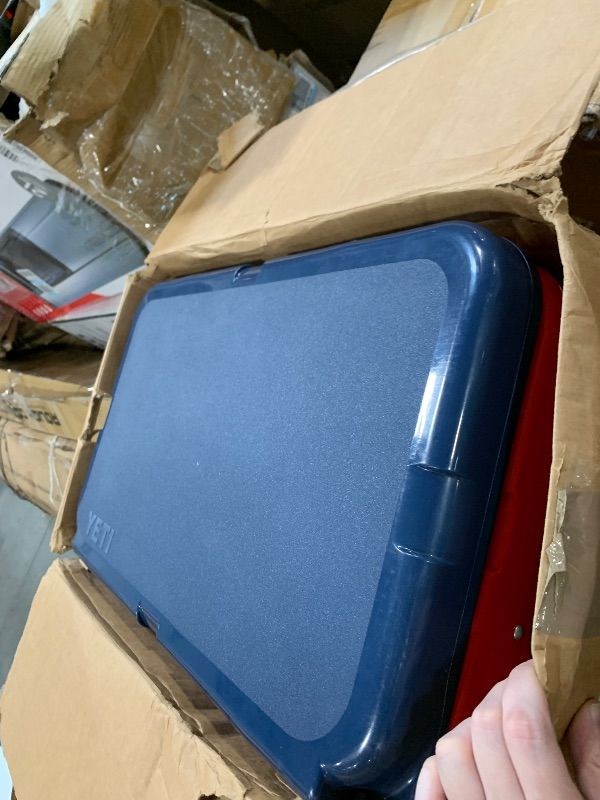Photo 1 of *** UPDATED 04/24/2026**** YETI Tundra 45 Cooler, Rescue Red AND BLUE