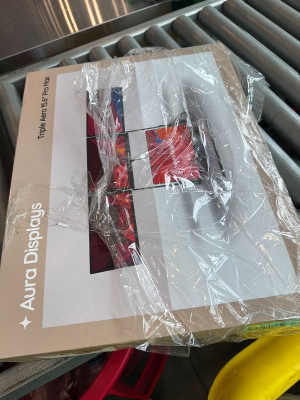 Photo 1 of **UNTESTED**
Triple Aero 15.6” Pro Max | Premium Triple Portable Monitor Extender | Full Aluminum | Quad Screens | 3×15.6” FHD 1080P HDR IPS | USB-C & HDMI | Compatible with 11-18” Laptops