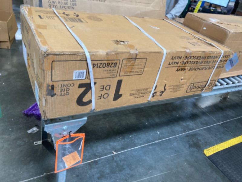 Photo 1 of *** partial set only, missing one box *** KidKraft Riverscape Wooden Playhouse with Working Doorbell, Fence, Kitchen and Pet Door