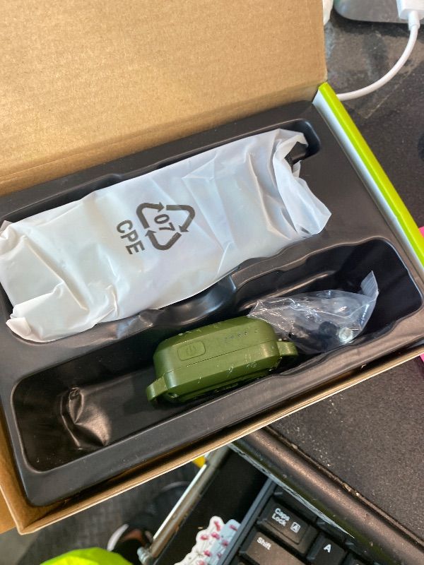 Photo 1 of *UNTESTED*
Jugbow Dog Shock Collar - 4500FT Dog Training Collar with Remote, IPX8 Waterproof Electric Dog Collar with 4 Training Modes, Security Lock, Rechargeable eCollar for 10-120lbs Small Medium Large Dogs