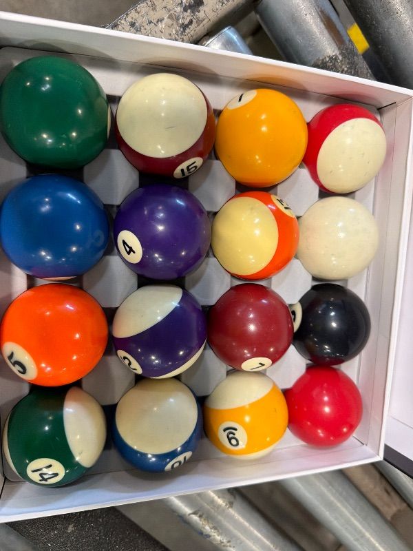 Photo 1 of ***USED*** NPool Balls Marble-Swirl Style Ball Complete 16 Ball Set (Several Style Available) (PRO Premium)