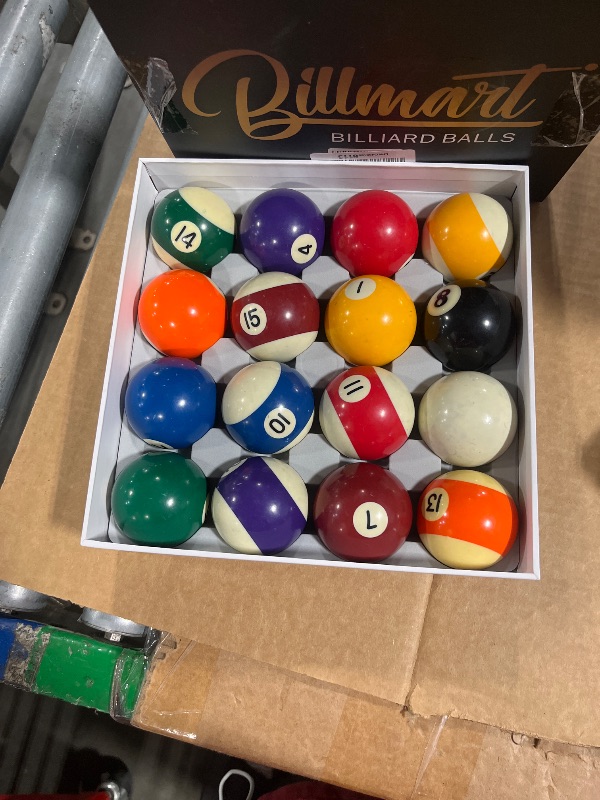 Photo 1 of ***USED*** NPool Balls Marble-Swirl Style Ball Complete 16 Ball Set (Several Style Available) (PRO Premium)