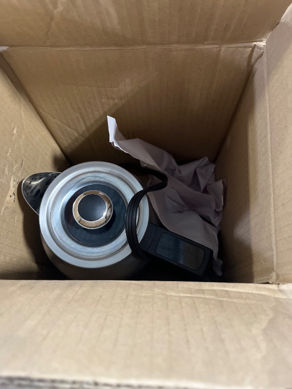 Photo 1 of ** SOLD AS IS, NO REFUND/RETURN** SEE COMMENTS!
Electric Kettle Temperature Control, 1.7L 1500W Electric Tea Kettle with 13 Temperature Settings, Strix Thermostat, LED Display&Touch Control, Auto Shut-Off Protection, Boil Dry Protection