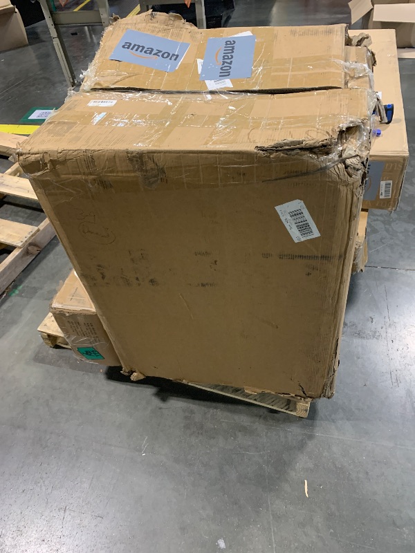 Photo 1 of ***PARTS SALE /BROKEN SINK / FUNTIONAL FURNITURE/ NO RETURNS / NO REFUNDS*** Phiestina Fully Pre-Assembled Black 24 inch Bathroom Vanity with Sink, 2 Soft Close Doors and 2 Drawers Bathroom Storage Cabinet Set, with 3 Holes Single Ceramic Sink Combo, Fauc