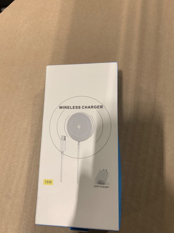 Photo 1 of [Apple MFi Certified]Magnetic Wireless Charger Apple Mag Safe Charger,15W 6FT Fast Wireless Charging Pad for Apple iPhone 16 Pro Max/16 Pro/16 Plus/15 Pro Max/14/13/12/AirPods3/2/Pro/Pro2,Charging Pad