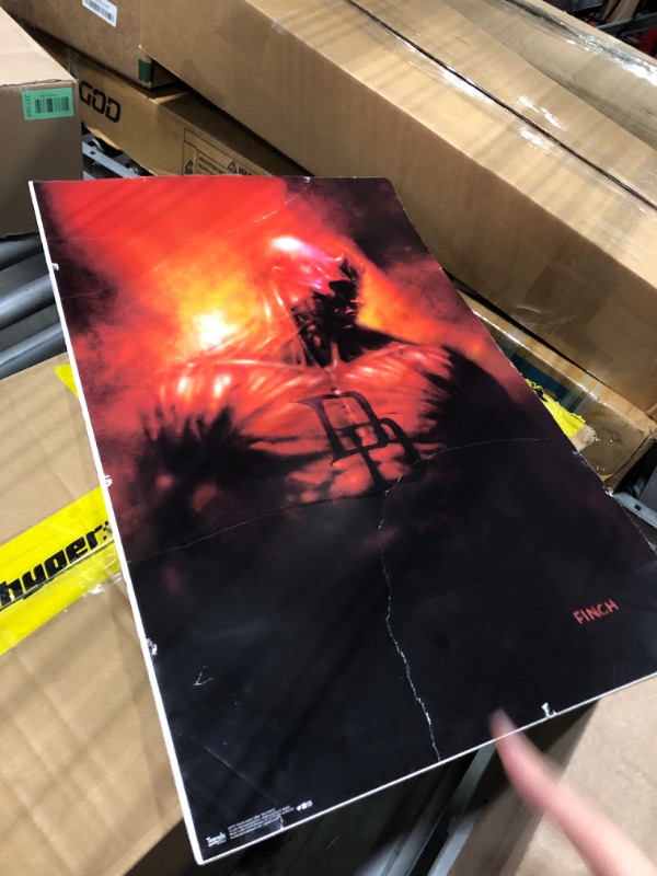 Photo 1 of !!!!CRACK IN IT!!!Trends International Marvel Comics - Daredevil - Shadowland: After the Fall Cover #1 Wall Poster, 14.725" x 22.375", Black Framed Version