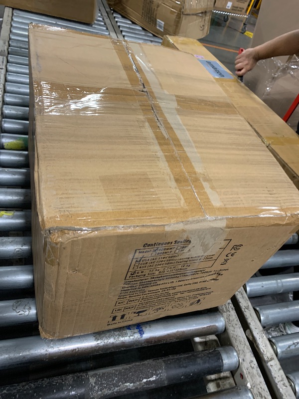Photo 1 of ** SOLD AS IS, NO REFUND/RETURN** SEE COMMENTS!
FR-900 Continuous Band Sealer, Automatic Horizontal Band Sealer 110V, Continuous Sealing Machine Temperature Control, Bag Sealer Machine for PVC Bags Films