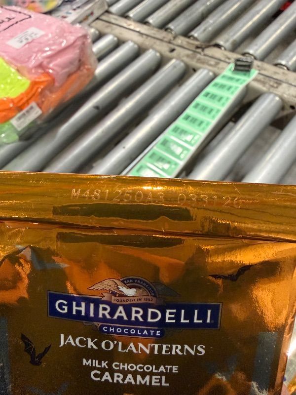Photo 1 of ***EXPIRED PRODUCT FINAL SALE NO REFUND NO RETURN*** 4PACK*** GHIRARDELLI Milk Chocolate Caramel Jack O’ Lanterns, 4.1 oz Bag – Premium Halloween Chocolate Candy with Luscious Caramel Filling