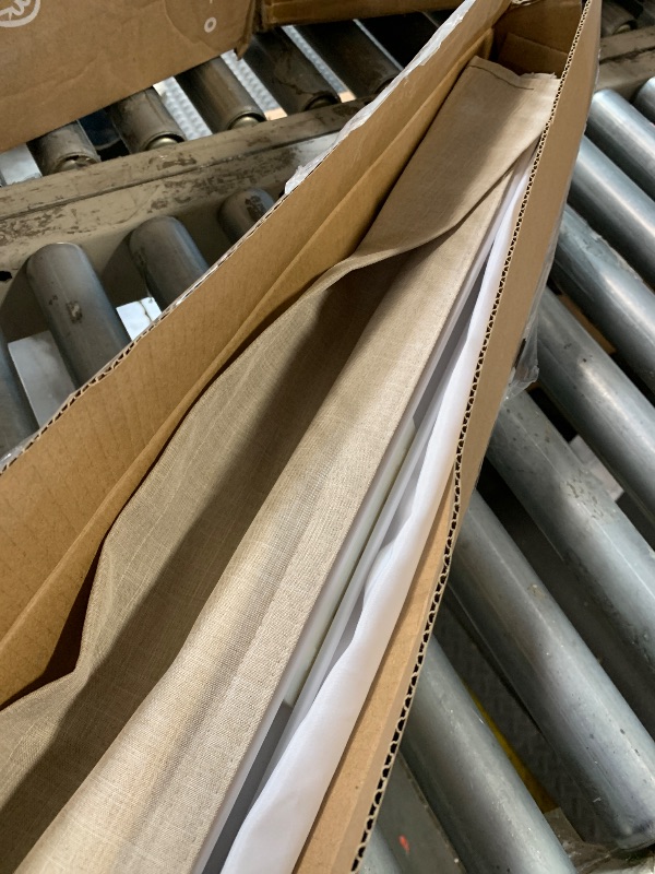 Photo 1 of ***SIMILAR ITEM*** HOTSOON Blackout Linen Roller Shades for Windows Cordless Room Darkening Roller Blind Easy to Install with Cassette Valance Custom Window Shades for Home Office Living Room Beige, Custom Size