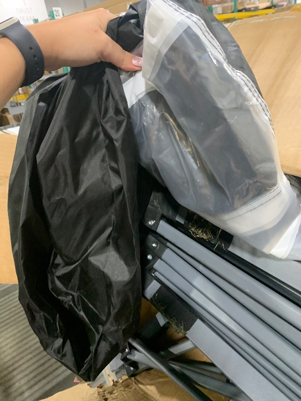 Photo 1 of ****SIMILAR ITEM*** DAMAGE** PARTS ONLY*** FINAL SALE NO RETURN NO REFUND**COBIZI 10x20 Pop Up Canopy Tent with 6 Removable Sidewalls, One Push Party Tent Outdoor Waterproof Event Canopy with Air Vent for Parties Commercial Wedding, 3 Height, Carry Bag, S