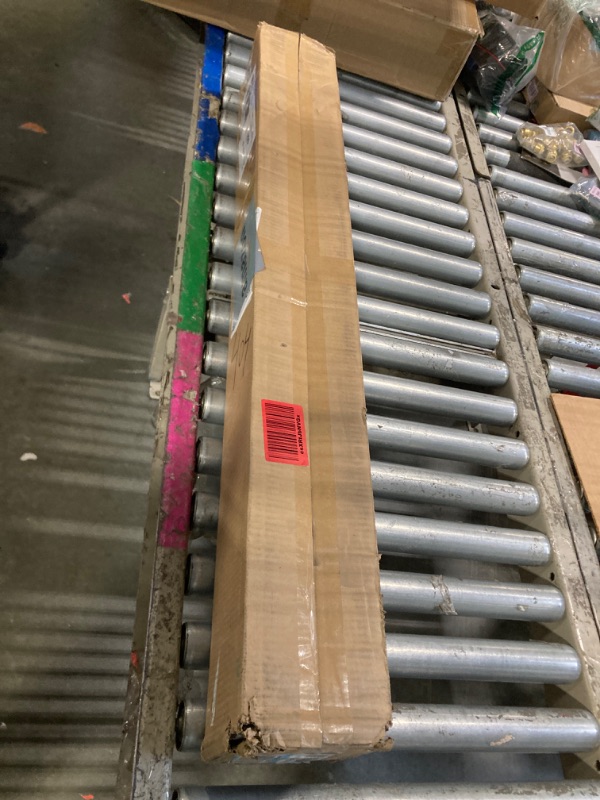 Photo 1 of ****MISSING SCREWS **** BTRAM Heavy Duty Mailbox Post, 43" In-Ground Mounting Post for Use with Mailbox (Black)