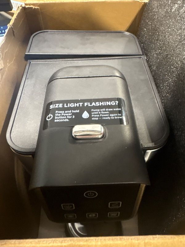 Photo 1 of **MISSING ATTACHMENTS**
KIDISLE Hot & Iced Coffee Maker with Bold Setting, Single Serve Coffee Maker for K Cup and Grounds, 6-14 Oz Brew Sizes, 50 Oz Removable Water Tank, One Cup Coffee Machine with Reusable Filter, Black