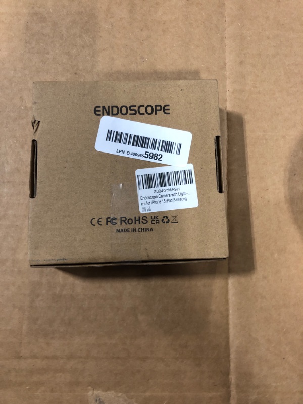 Photo 1 of [Dual-Lens] Endoscope Camera with Light, 1920P HD Borescope with 8+1 Adjustable LED Lights, IP67 Waterproof 16.5FT Semi-Rigid Snake Cord Inspection Camera for iPhone, iPad and Android Phone (Type C)