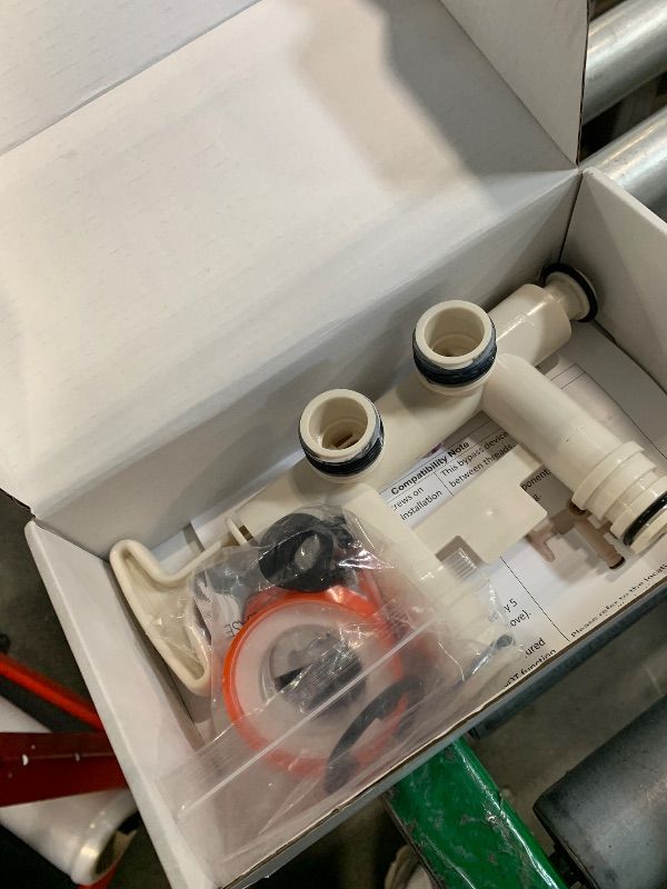 Photo 1 of ***MISSING PARTS*** 7129871 Water Softener Bypass Valve Threaded Adapter Kit, Water Softener Parts, Replaces WS15X10012, 3437, 3437299 and 42-3437, Compatible with Kenmore, GE, Whirlpool, Morton, NorthStar, EcoWater