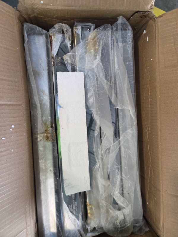 Photo 1 of ***VERY USED*** Stainless Steel Commercial Kitchen Hood Filter, Range Hood Baffle Grease Filter for Restaurant Exhaust Hoods, UL/NSF Listed, 24.5W x 19.5H Inch 7 Grooves Hood Filters?5 Pack?