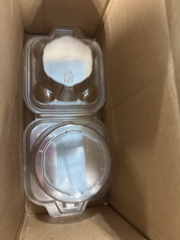 Photo 1 of **MISSING PARTS**
NPLUX 50 Pack Individual Cupcake Containers Plastic Cupcake Boxes Cupcake Holders Stackable Deep Dome Cupcake Carrier