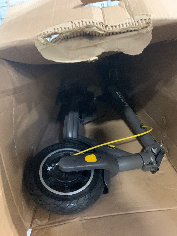Photo 1 of **AS IS, FINAL SALE**  Electric Scooter, 500W Motor & 20MPH, 10" Solid Tires, 25.6 Miles Max Range, Escooter for Adults, Foldable Lightweight E Scooter with Turn Signals & Cruise Control