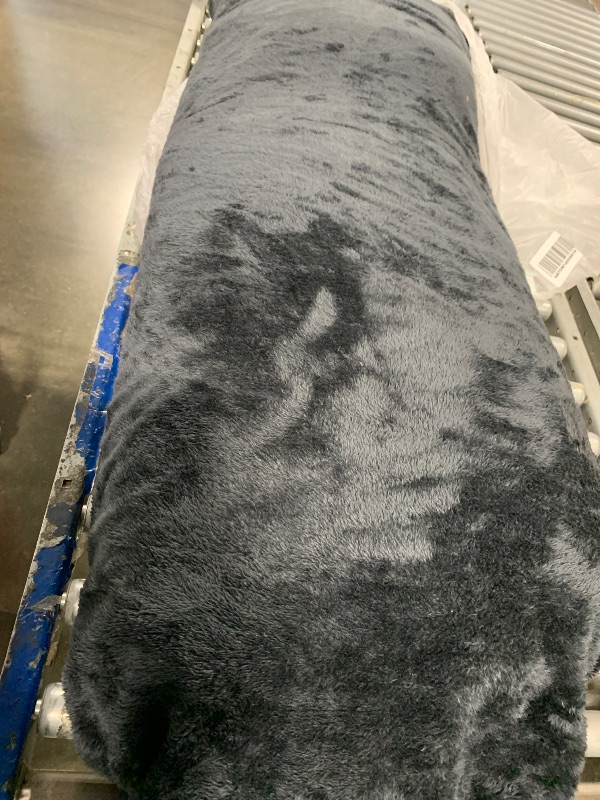 Photo 1 of ***USED***BEDELITE Body Pillow Cover with Zipper Closure, Super Soft and Cozy Fuzzy Fleece Pillowcase 20 x 54 Inches, Luxury Fluffy Plush Long Body Pillow Pillowcase for All Seasons(Black)