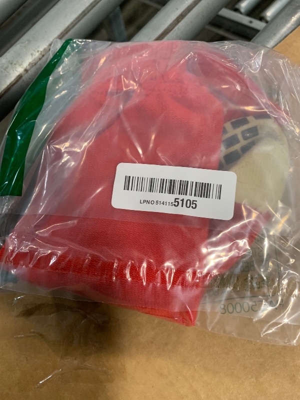 Photo 1 of **DIRTY***1 Set Soccer Grip Socks,Shin Guard Sleeves for Football Basketball for Men and Women Black/White One Size (Red)